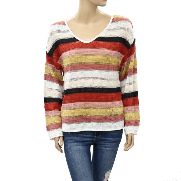 Soft Surroundings Knitted Sweater Pullover Top S