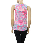 Lilly Pulitzer Essie Smocked Blouse Tank Top
