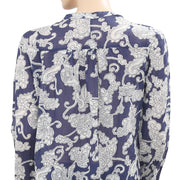Berenice Chemise Via Printed Shirt Blouse Top