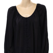 Ecote Urban Outfitters Solid Button Down Tunic Dress