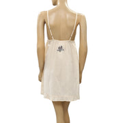 Odd Molly Anthropologie Once In A While Lace Slip Mini Dress