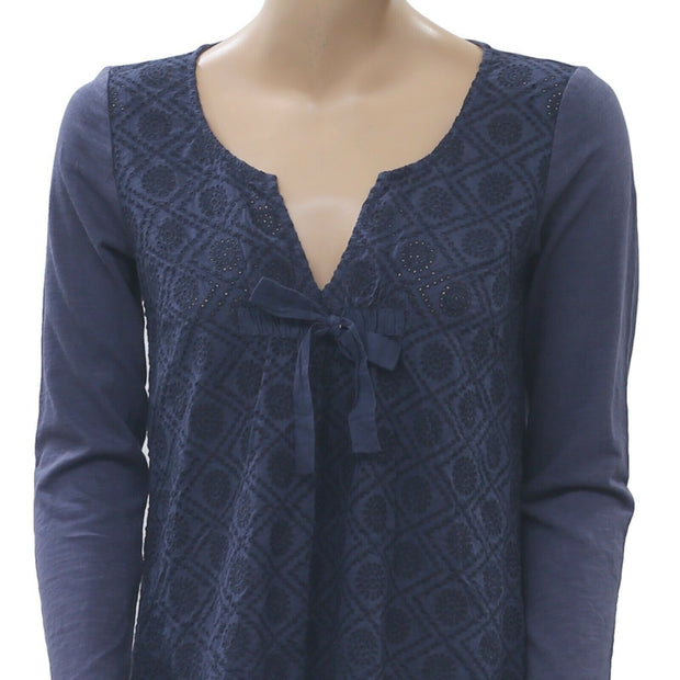 Odd Molly Anthropologie Eyelet Embroidered Blouse Top XS