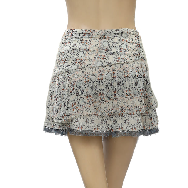 Ba&sh Printed Mini Skirt M