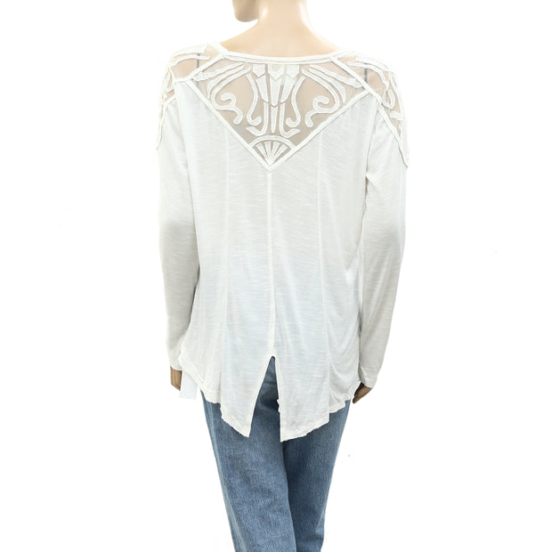 Free People Gatsby Embroidered Tunic Top