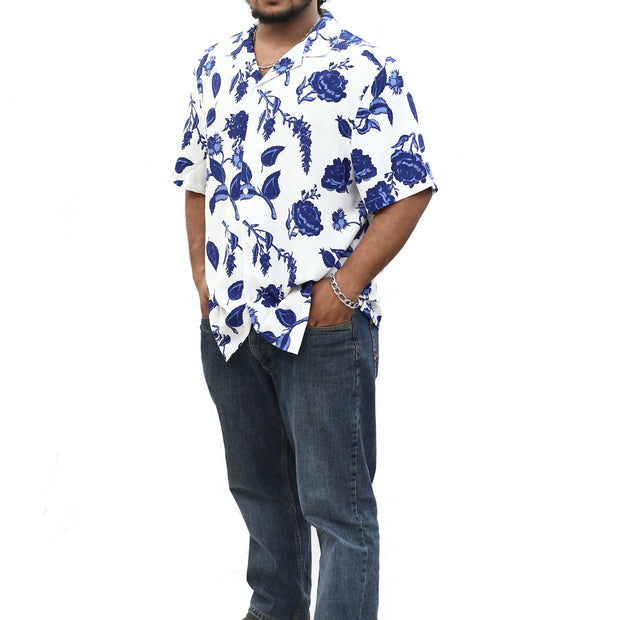 ASOS DESIGN Men's Revere Hawaiian Shirt