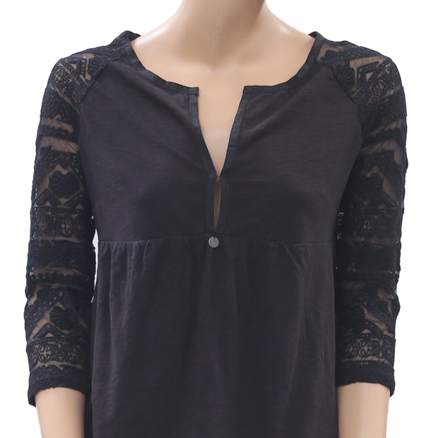 Odd Molly Anthropologie Embroidered Blouse Top S