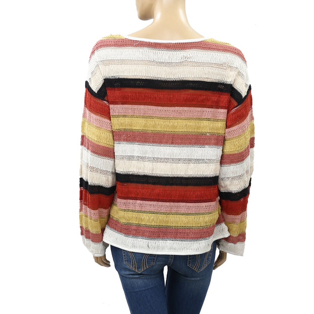 Soft Surroundings Knitted Sweater Pullover Top S