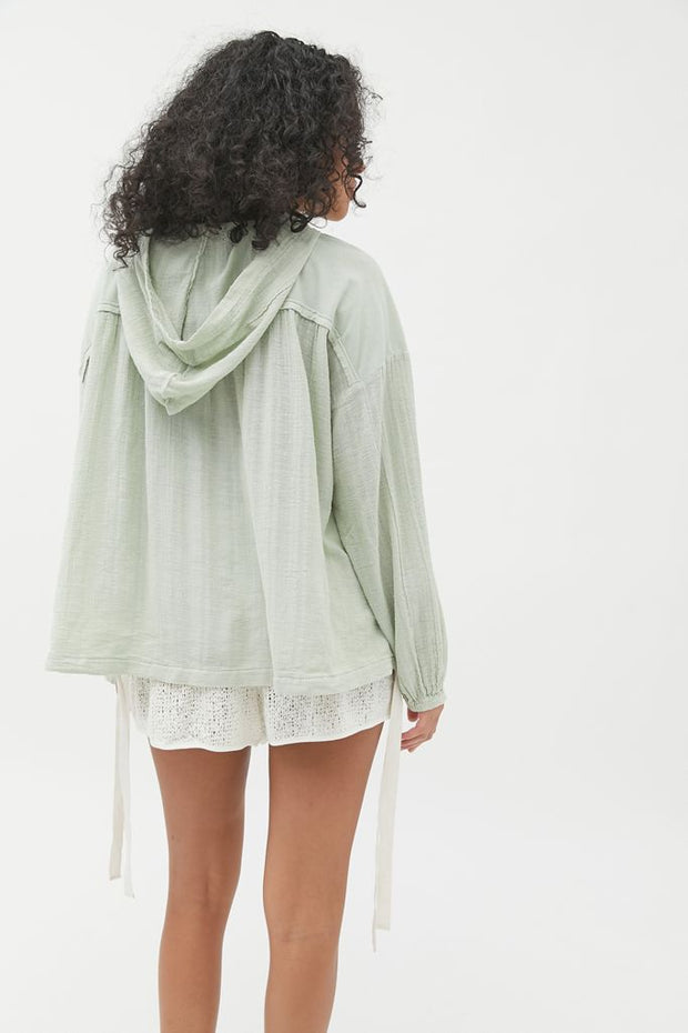 Out From Under Urban Outfitters Helena Gauze Hoodie Top S
