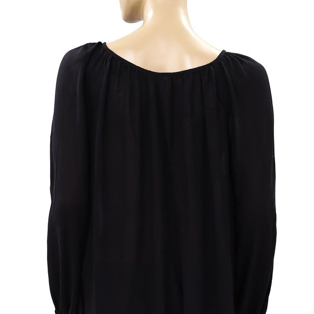 Ecote Urban Outfitters Solid Button Down Tunic Dress