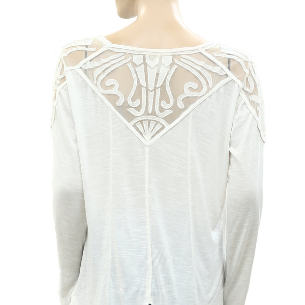 Free People Gatsby Embroidered Tunic Top