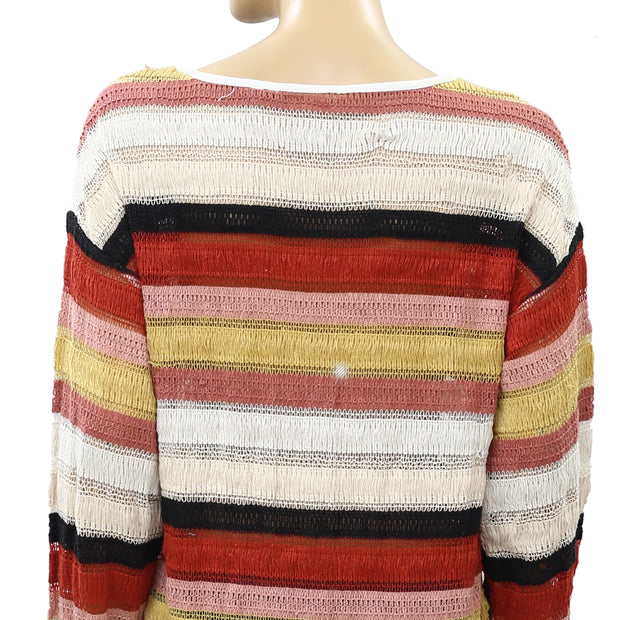 Soft Surroundings Knitted Sweater Pullover Top S