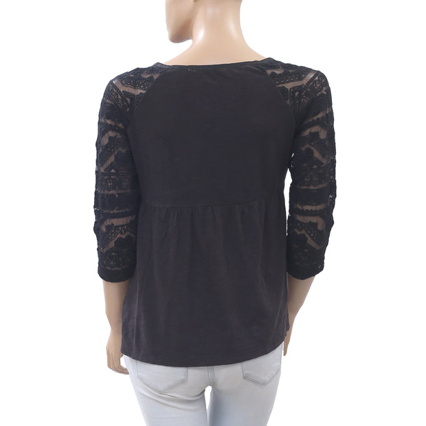 Odd Molly Anthropologie Embroidered Blouse Top S