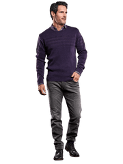 Engbers Men's Rundhals Lila Pullover Sweatshirt 4XL