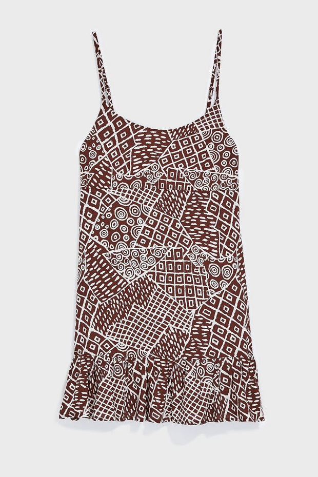 Urban Outfitters Beach Ruffle Mini Dress