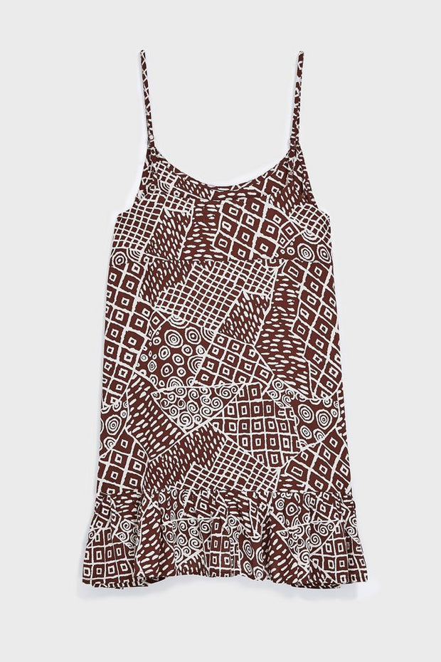Urban Outfitters Beach Ruffle Mini Dress