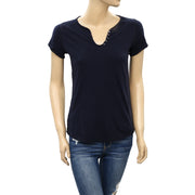 Zadig & Voltaire Tunisien ML Strass Moon T-Shirt Top