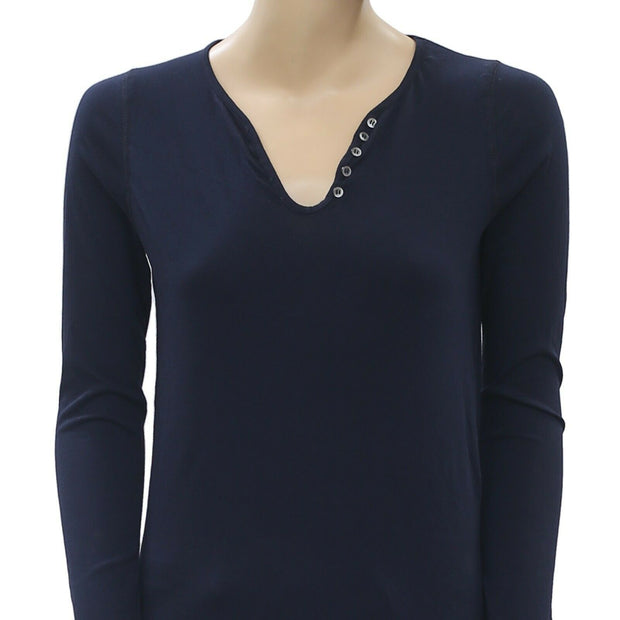 Zadig & Voltaire Tunisian ML Strass Moon T-shirt Top