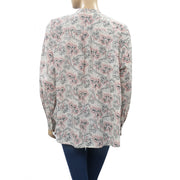 Isabel Marant Etoile Mexika Printed Buttondown Shirt Tunic Top M 38