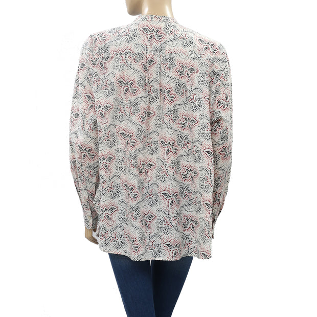 Isabel Marant Etoile Mexika Printed Buttondown Shirt Tunic Top M 38