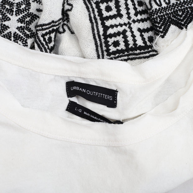 Urban Outfitters UO kennet Allover embroidered cropped tee Top