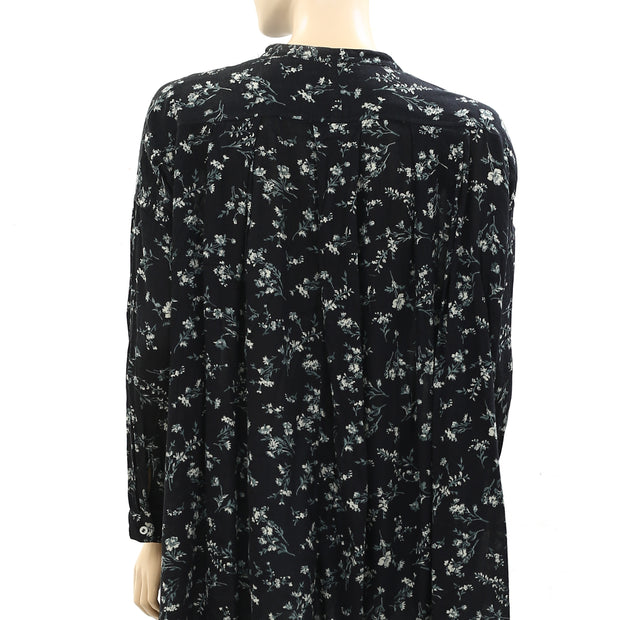 Denim & Supply Ralph Lauren Floral Printed Shirt Tunic Top XS