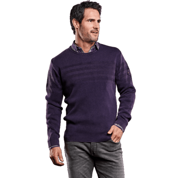 Engbers Men's Rundhals Lila Pullover Sweatshirt 4XL
