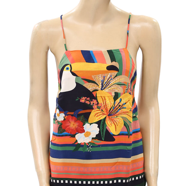 Farm Rio Anthropologie Regatta Wonder From Toucan Cami Blouse Top