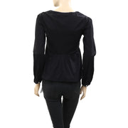 Odd Molly Anthropologie Embroidered Embellished Blouse Top XS