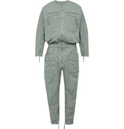Isabel Marant Trevor Cotton-Canvas Boiler Suit Jumpsuit Men's Green