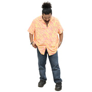 ASOS DESIGN Men's Regular Zebra Print Shirt S