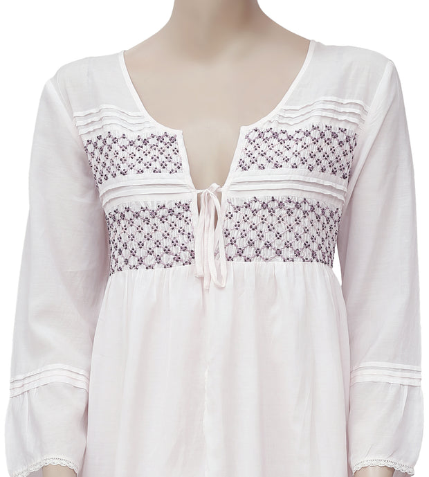 Odd Molly Remix Embroidered Embellished Lace Tunic Dress L