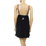Odd Molly Anthropologie Once In A While Lace Slip Mini Dress  S-1