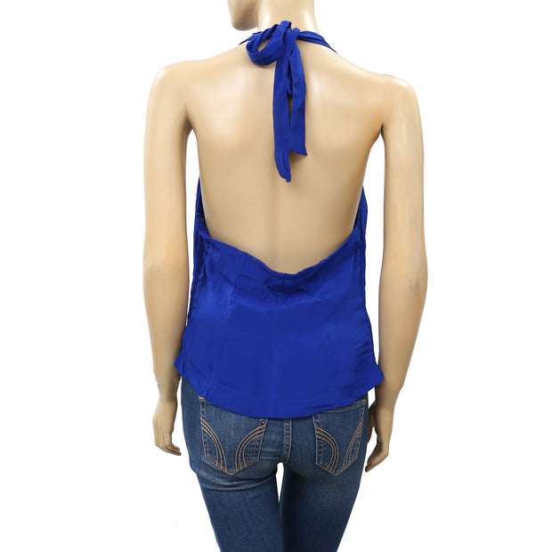 Free People Mockingbird Embroidered Blouse Top S-4