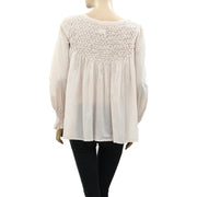Odd Molly Anthropologie Ruched Tunic Top S-1