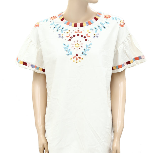 Sezane Kylie Tunic Mini Dress XS