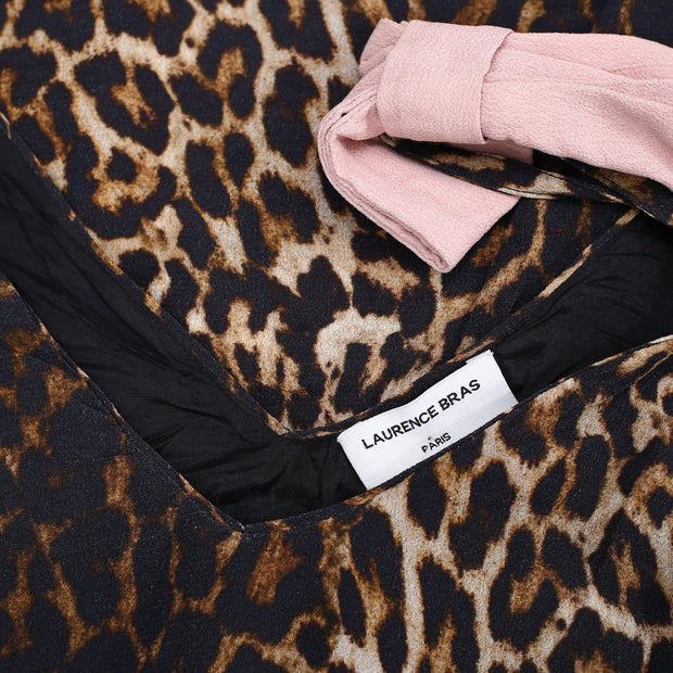 Laurence Bras Paris Leopard Printed Mini Dress S