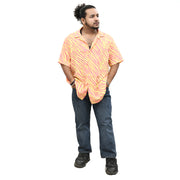 ASOS DESIGN Men's Regular Zebra Print Shirt S