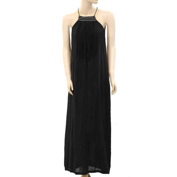 Denim & Supply Ralph Lauren Pearl Beaded Maxi Dress XXS