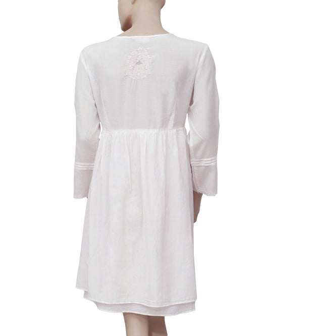 Odd Molly Remix Embroidered Embellished Lace Tunic Dress L