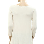 Caite Anthropologie Floral Embroidered Tunic Top S