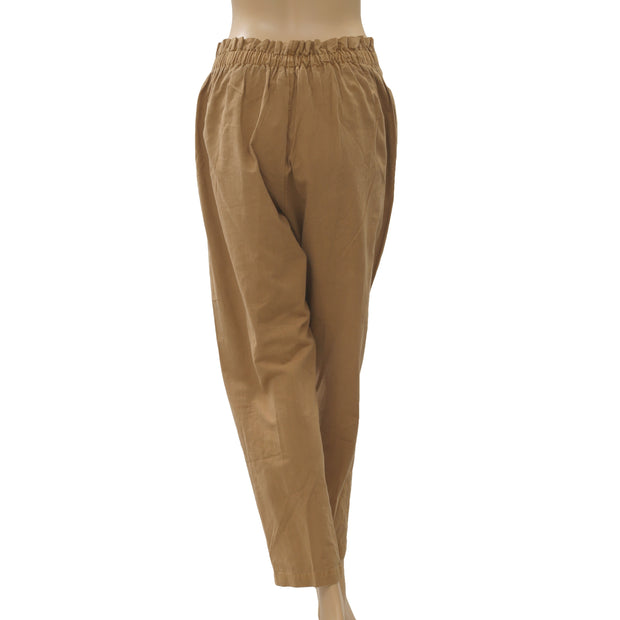 Urban Outfitters Kahn Linen Tapered Paperbag Pants XS