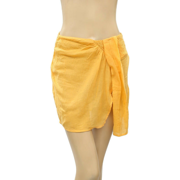 Topshop Solid Mini Skirt S