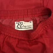 EP By Easton Pearson Shirred Solid Mini Skirt S