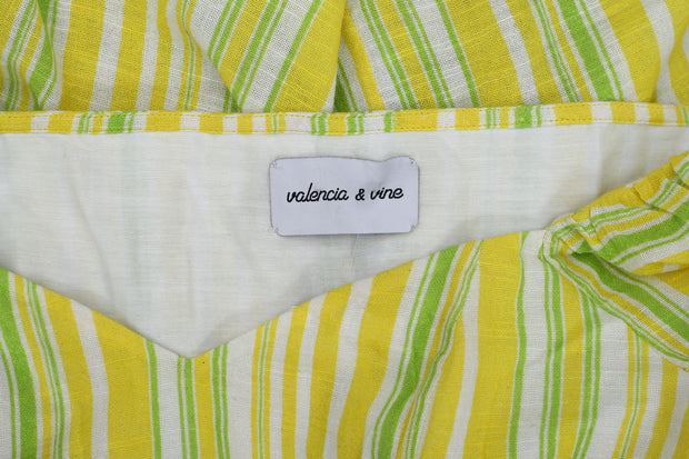 Valencia & Vine Striped Printed Blouse Top XS