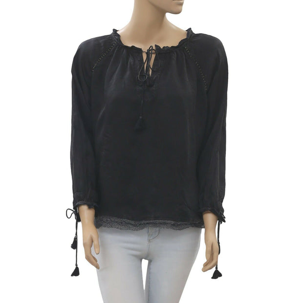 Zadig &amp; Voltaire Theresa 蕾丝衬衫上衣 XS