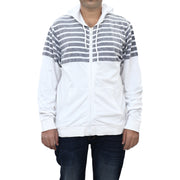 Burkman Bros Men's Striped Printed Jacket Hoodie M