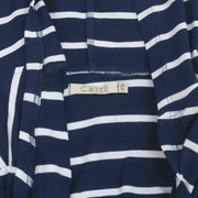Caite Anthropologie Kiara Embroidered Striped Printed Cardigan XS