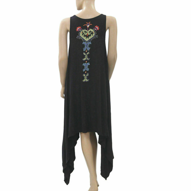 Caite Anthropologie Siren Handkerchief Midi Dress XS