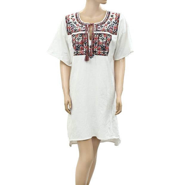 Kimchi Blue Urban Outfitters Mirror Embroidered Mini Dress M