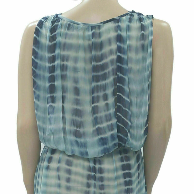 Anthropologie Andree Delair Midi Dress Tie Dye Printed Astarte Wrap
